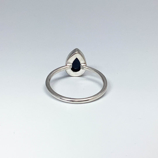 Black Ethiopian Opal Ring-Rocks and Gems Canada