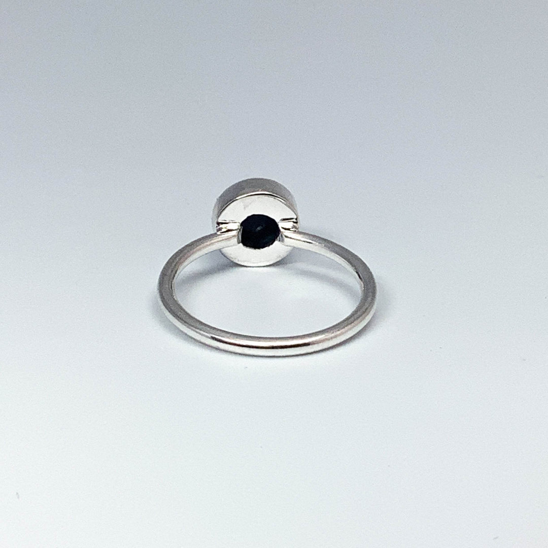 Black Ethiopian Opal Ring-Rocks and Gems Canada