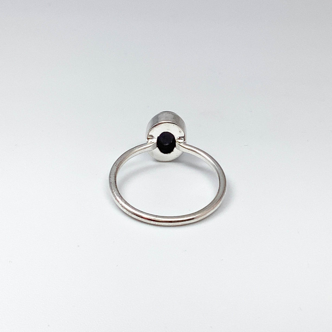 Black Ethiopian Opal Ring-Rocks and Gems Canada