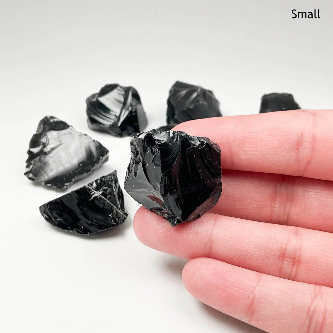 Black Obsidian Rough Chunk-Rocks and Gems Canada