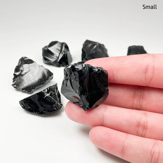 Black Obsidian Rough Chunk-Rocks and Gems Canada