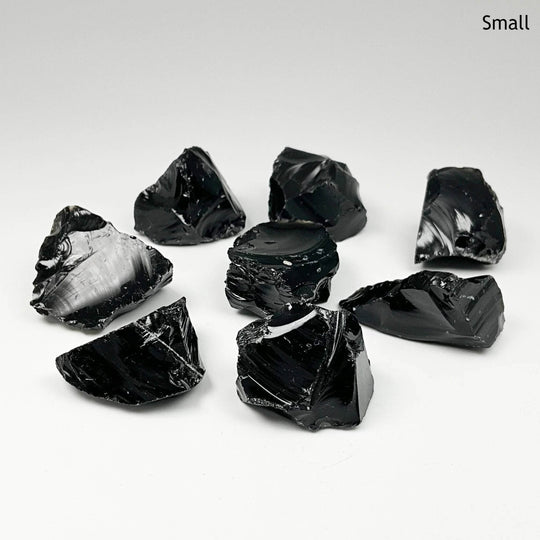 Black Obsidian Rough Chunk-Rocks and Gems Canada