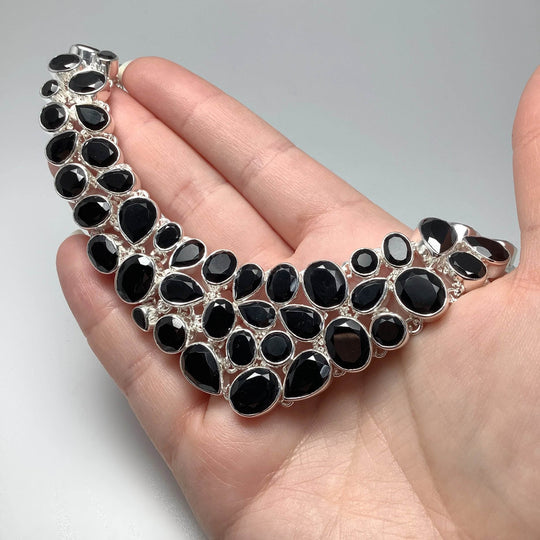 Black Onyx Earrings and Necklace Set-Rocks and Gems Canada