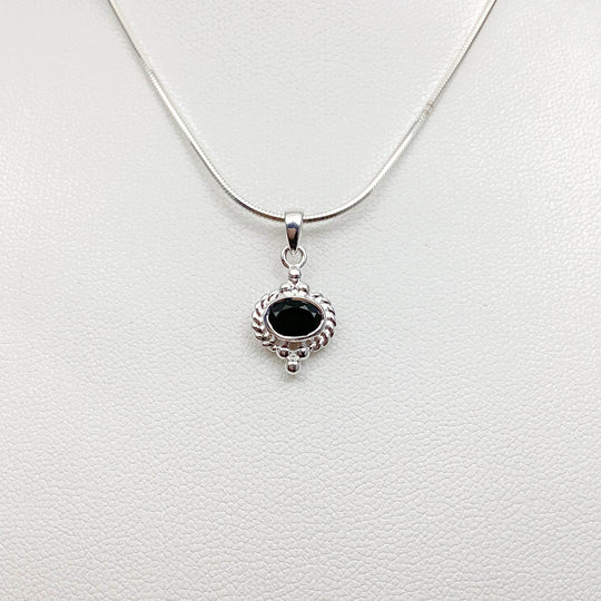 Black Onyx Pendant-Rocks and Gems Canada