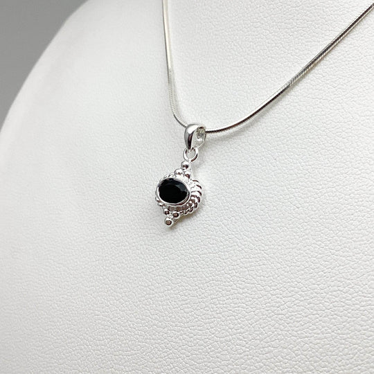 Black Onyx Pendant-Rocks and Gems Canada