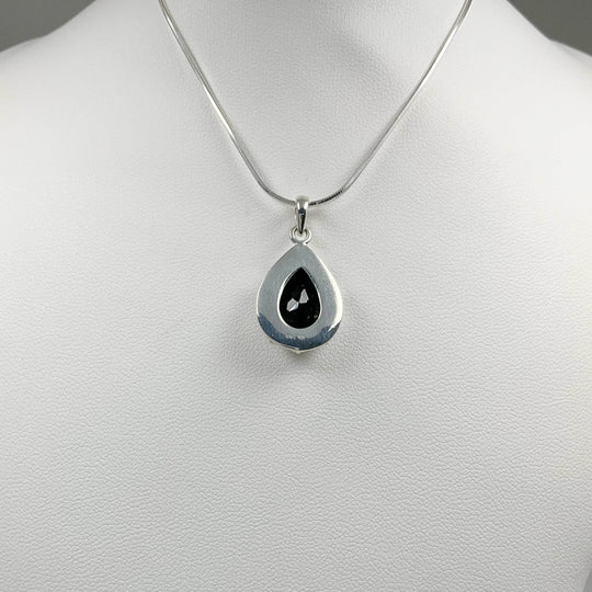 Black Onyx Pendant-Rocks and Gems Canada