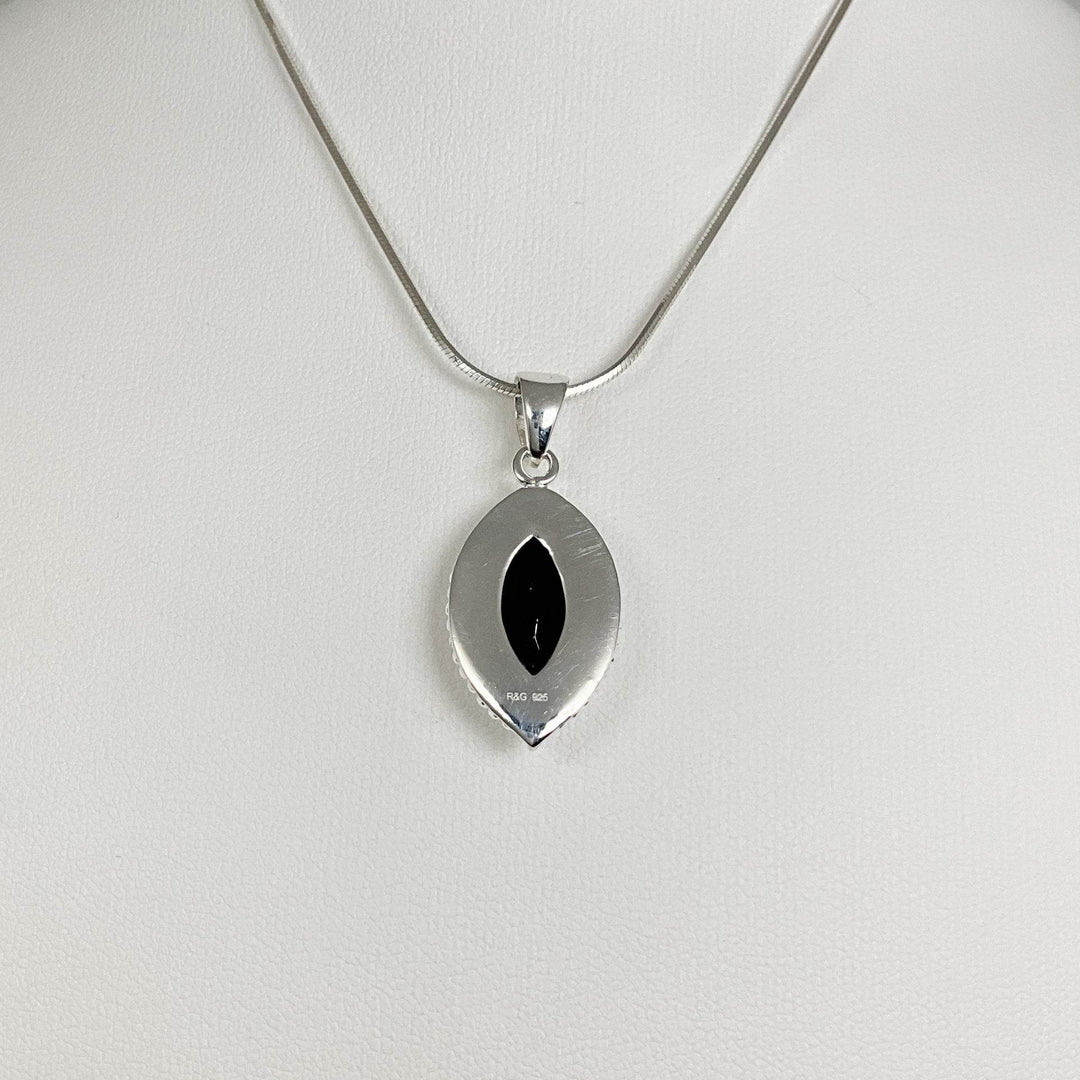 Black Onyx Pendant-Rocks and Gems Canada