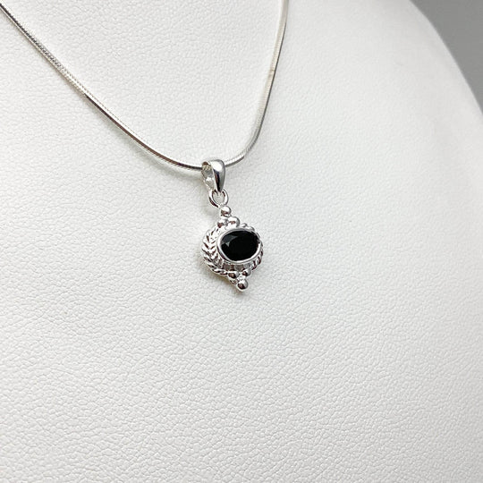 Black Onyx Pendant-Rocks and Gems Canada