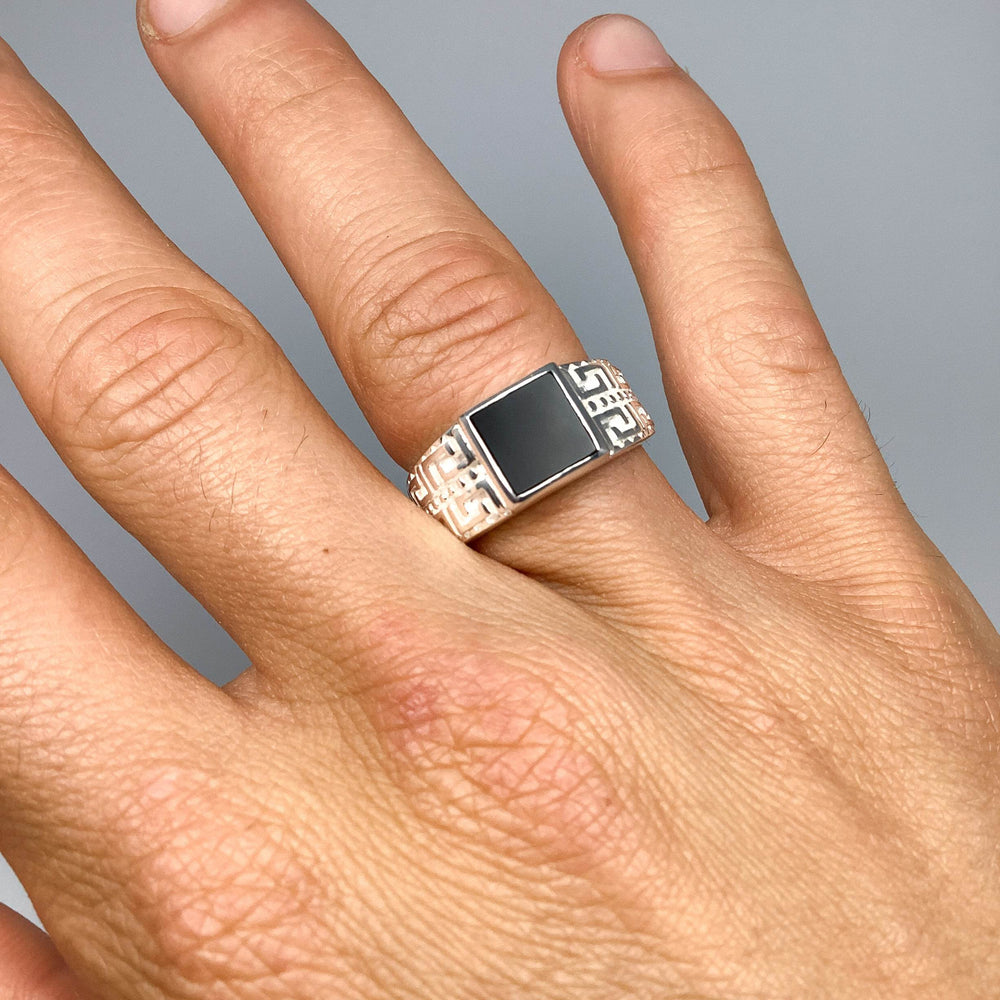Black Onyx Ring-Rocks and Gems Canada
