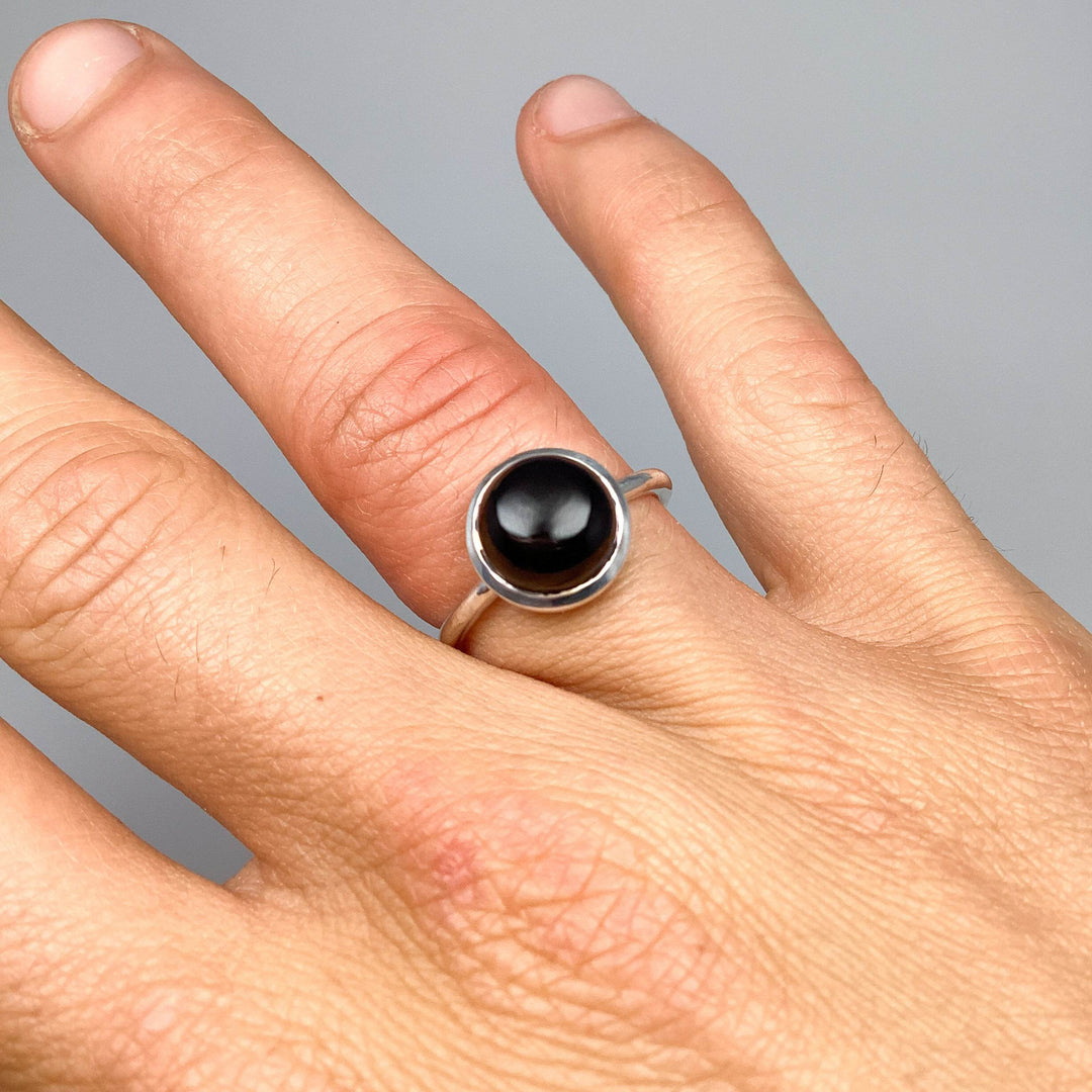 Black Onyx Ring-Rocks and Gems Canada