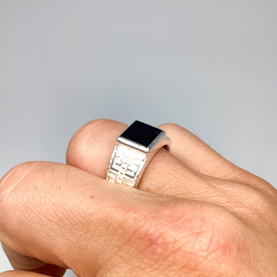 Black Onyx Ring-Rocks and Gems Canada