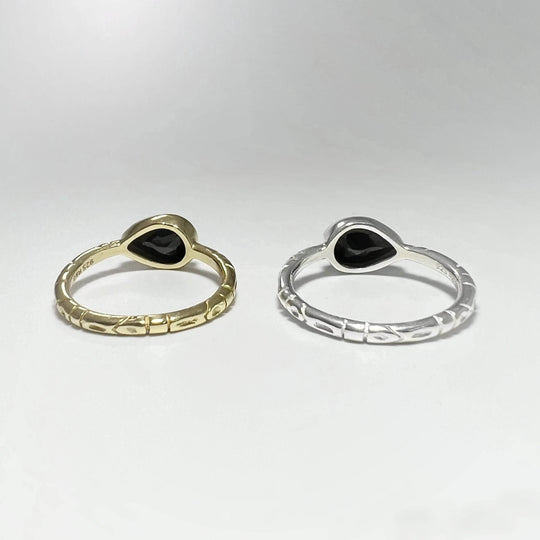 Black Onyx Ring-Rocks and Gems Canada