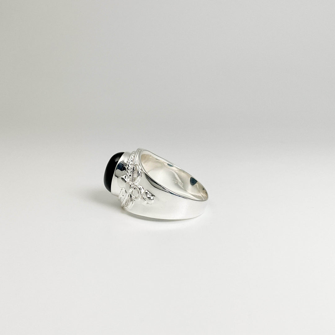 Black Onyx Ring-Rocks and Gems Canada