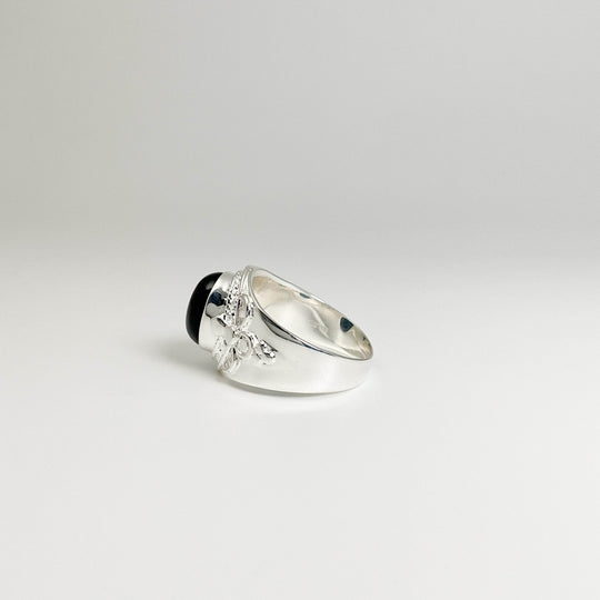 Black Onyx Ring-Rocks and Gems Canada