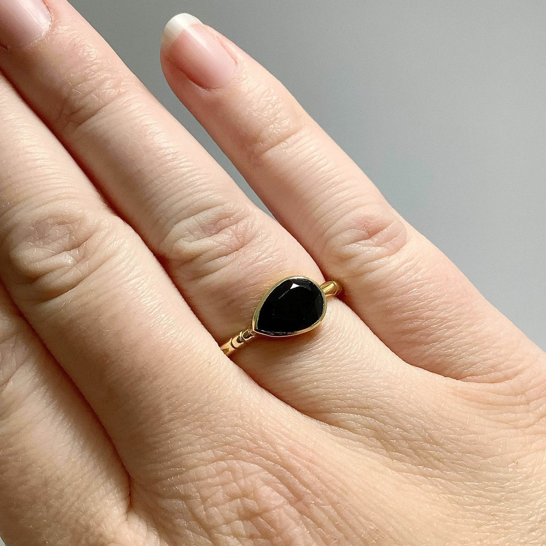 Black Onyx Ring-Rocks and Gems Canada