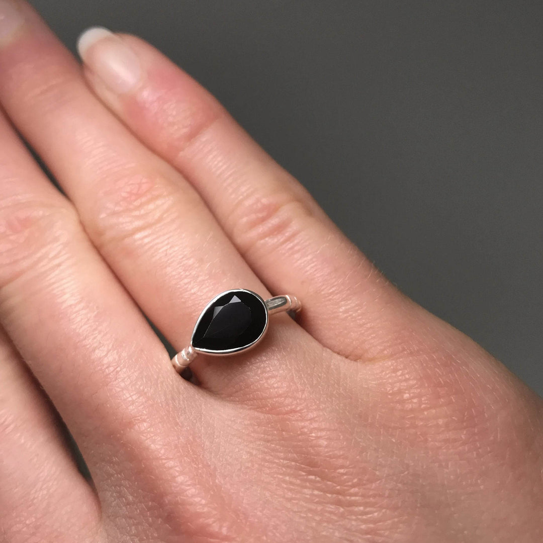 Black Onyx Ring-Rocks and Gems Canada