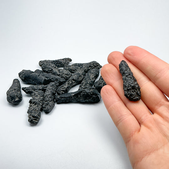 Black Tektite Specimen-Rocks and Gems Canada