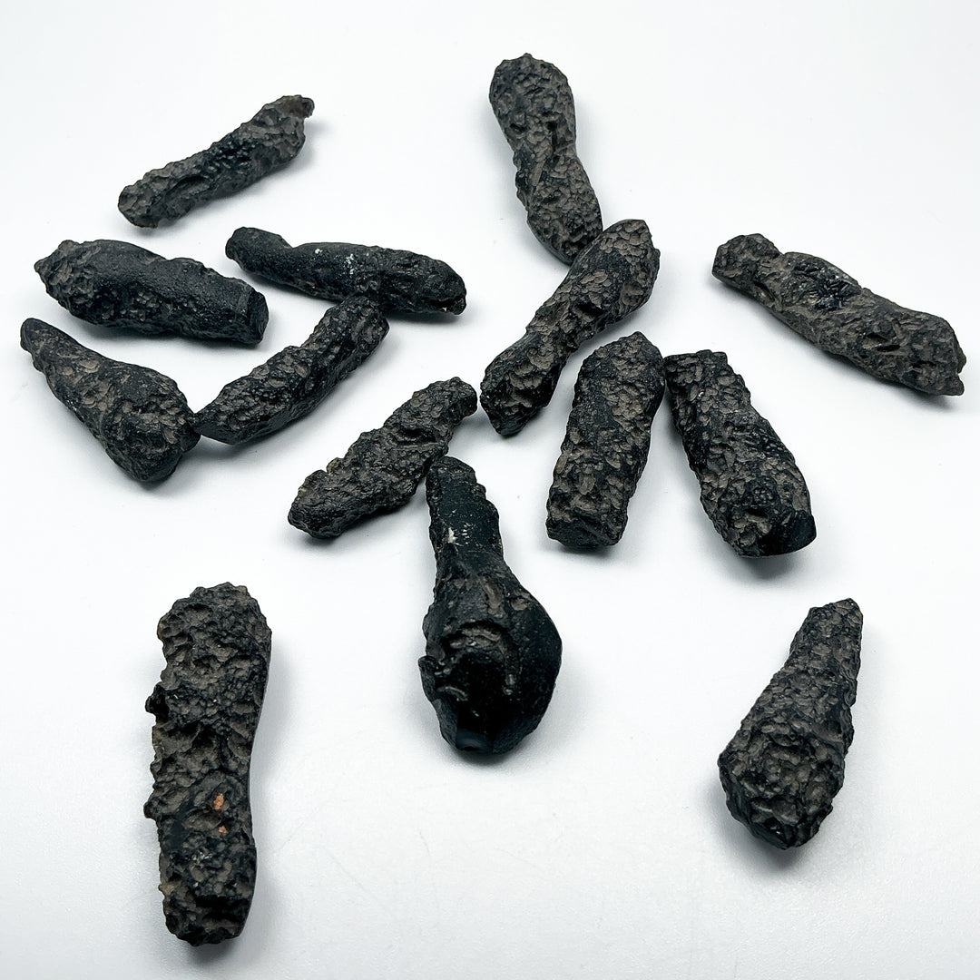 Black Tektite Specimen-Rocks and Gems Canada