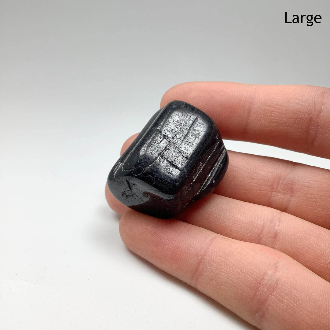 Black Tourmaline Tumble-Rocks and Gems Canada