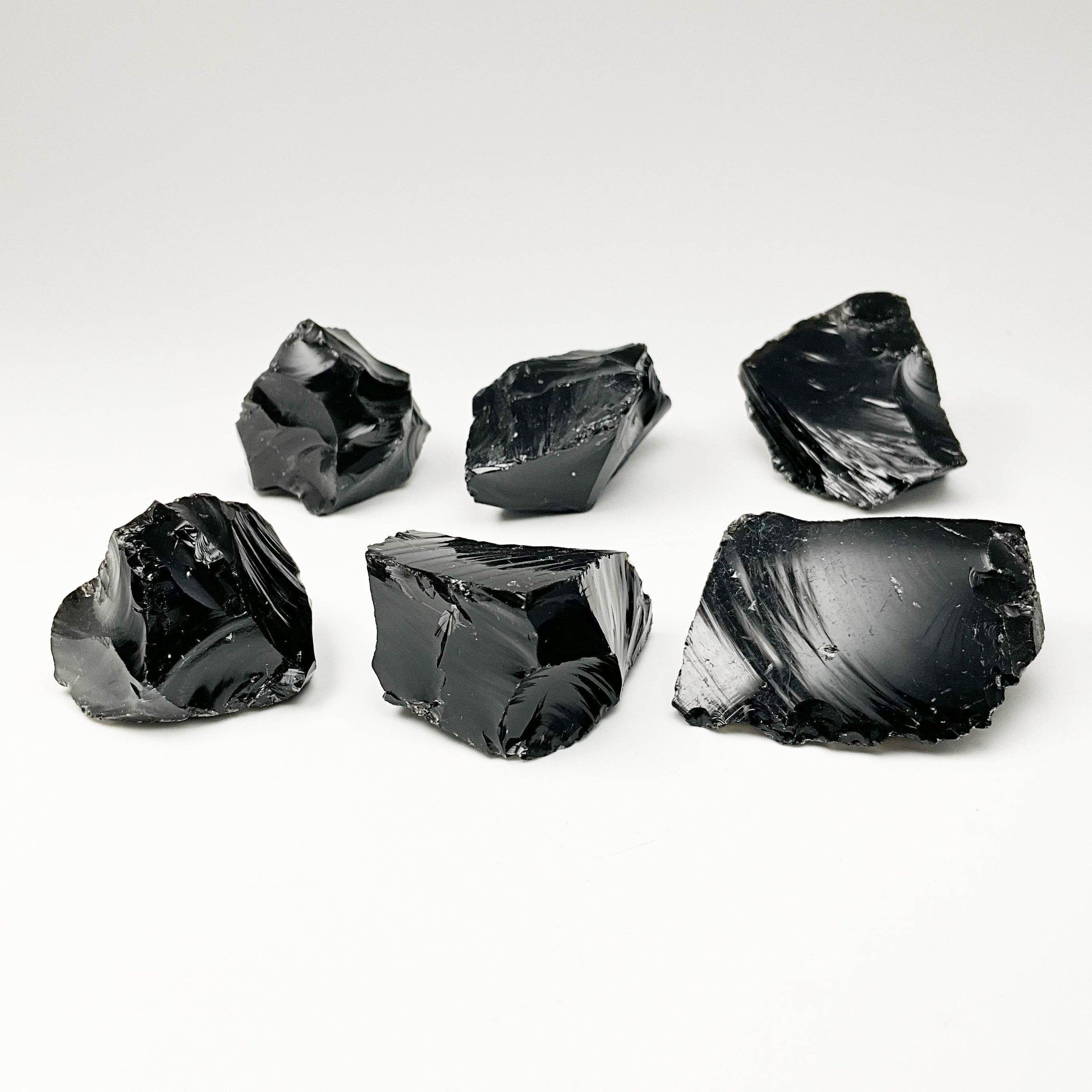 Black Obsidian Rough Chunk - Rocks and Gems Canada
