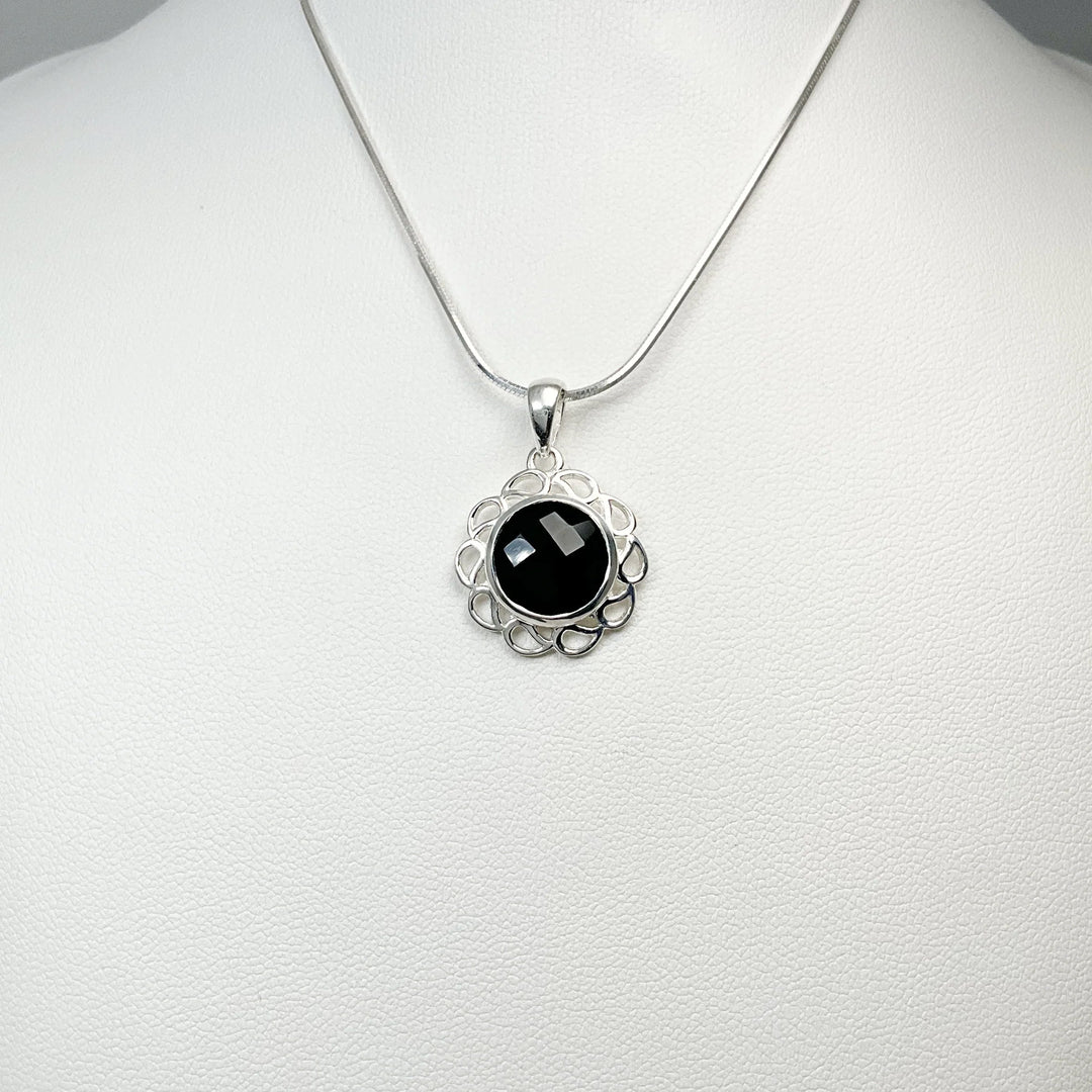 Black Onyx Pendant - Rocks and Gems Canada