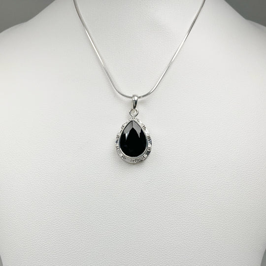 Black Onyx Pendant - Rocks and Gems Canada
