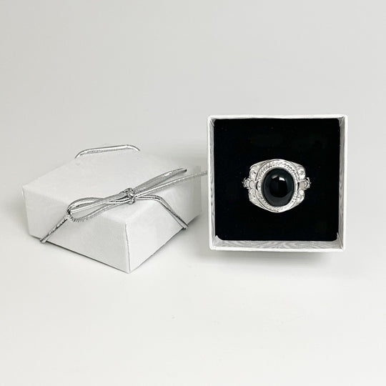 Black Onyx Ring - Rocks and Gems Canada