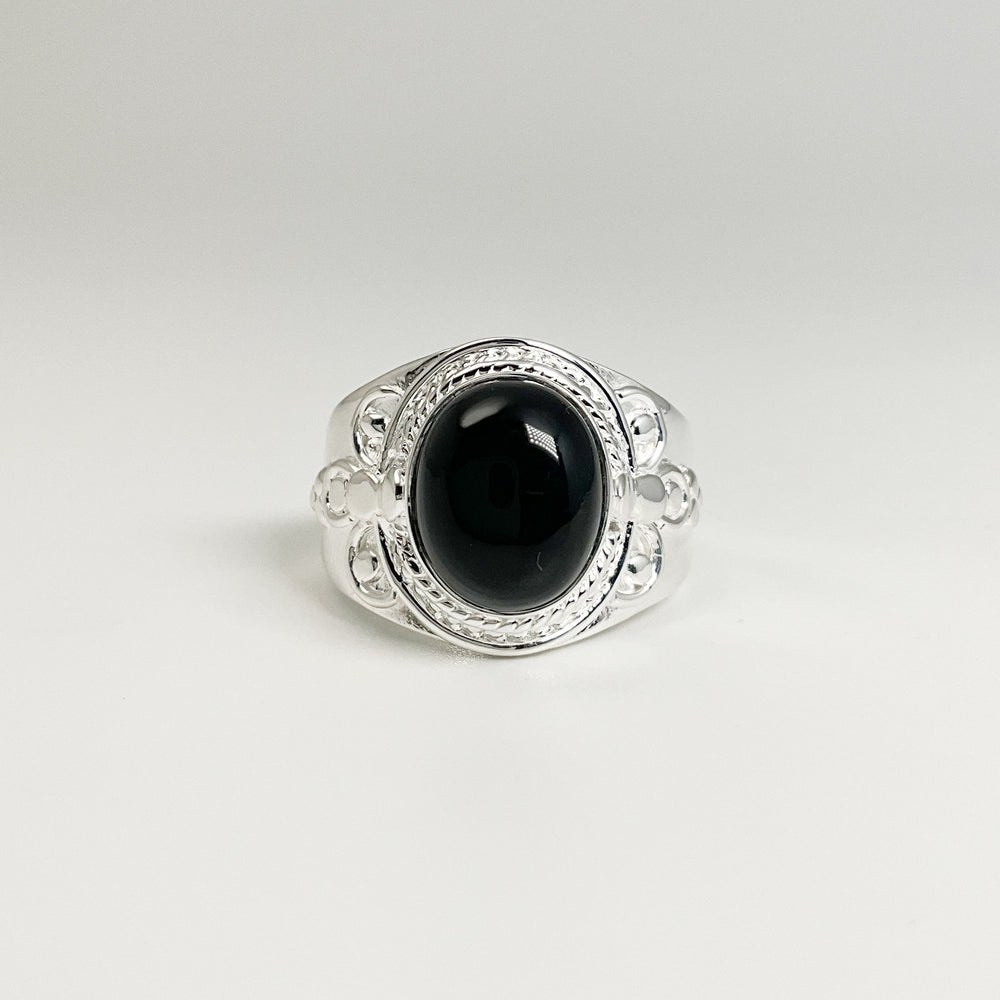 Black Onyx Ring - Rocks and Gems Canada