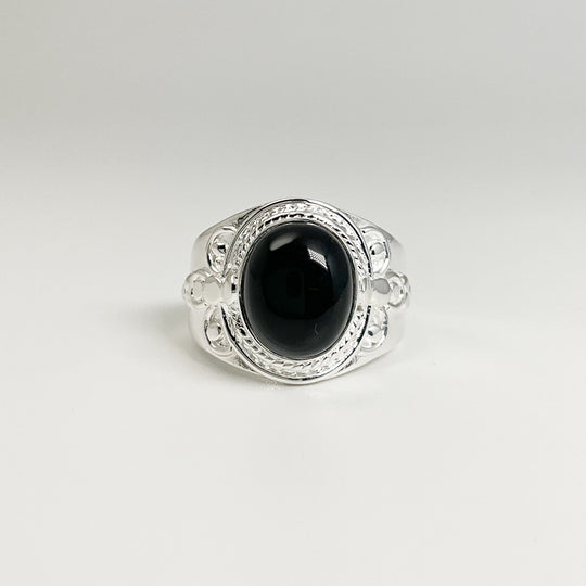 Black Onyx Ring - Rocks and Gems Canada