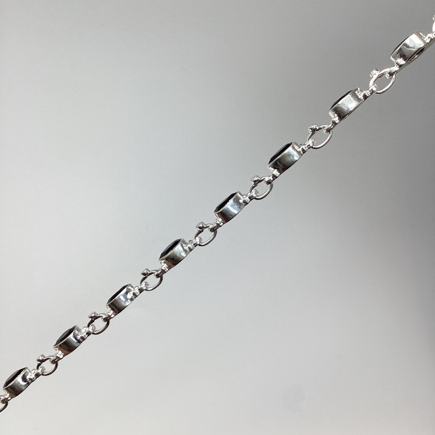 Black Onyx Sterling Silver Bracelet