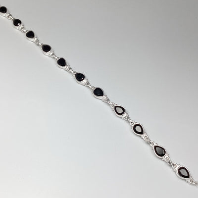 Black Onyx Sterling Silver Bracelet