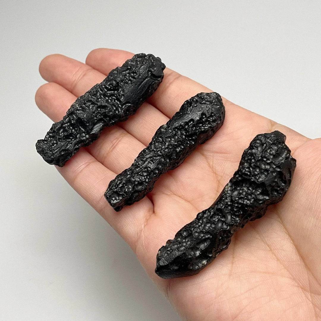 Black Tektite Specimen - Rocks and Gems Canada