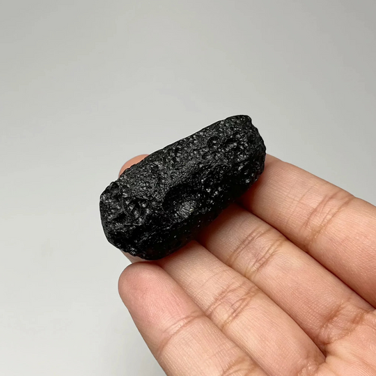 Black Tektite Specimen - Rocks and Gems Canada