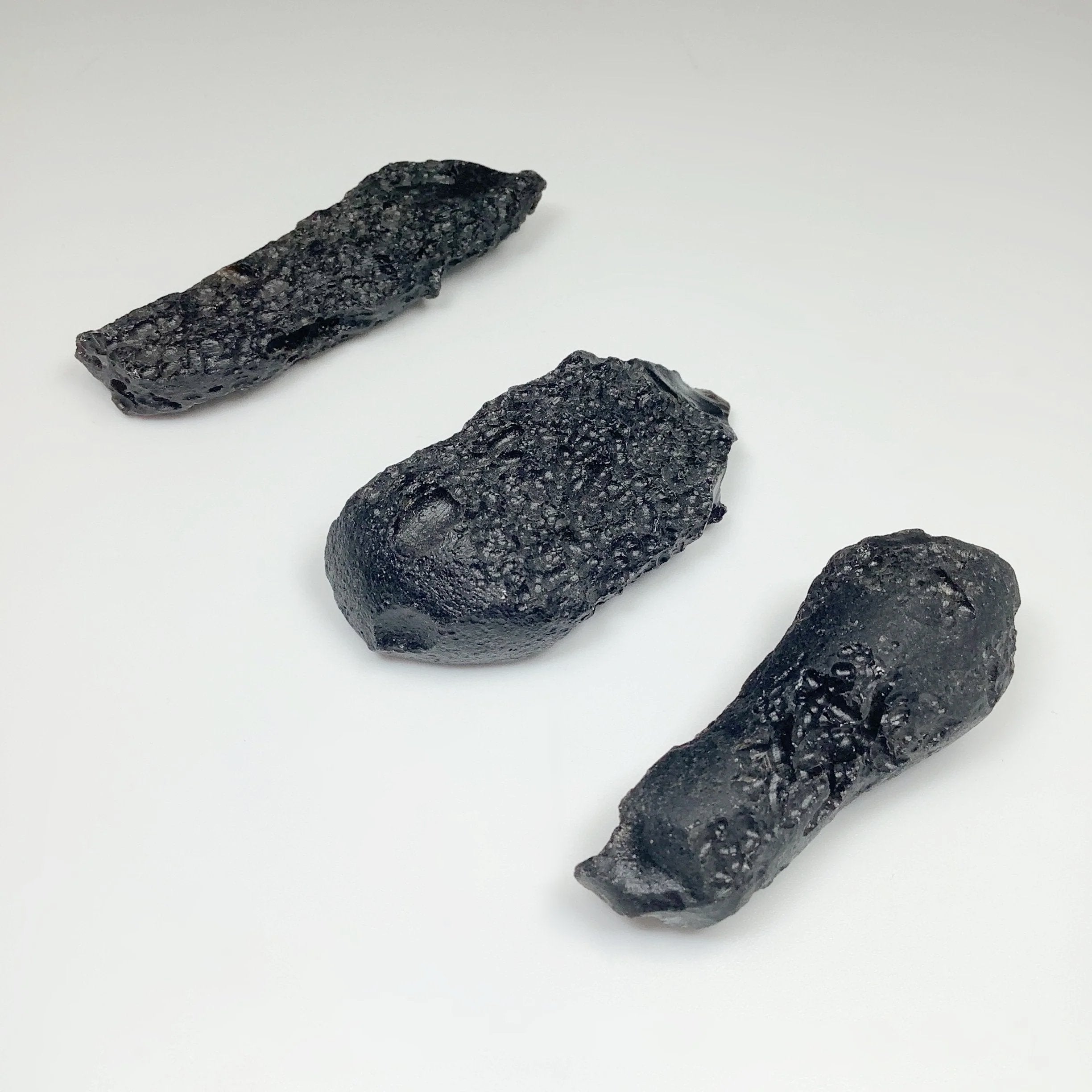 Black Tektite Specimen - Rocks and Gems Canada