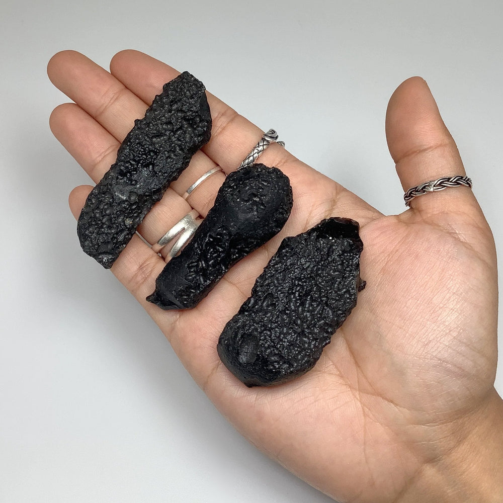 Black Tektite Specimen - Rocks and Gems Canada