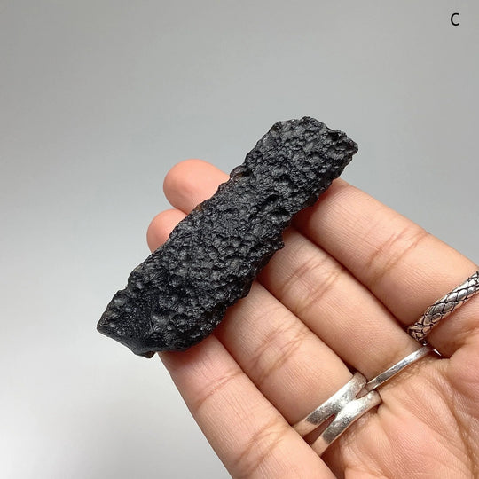 Black Tektite Specimen - Rocks and Gems Canada