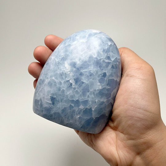 Blue Calcite Stand Up-Rocks and Gems Canada