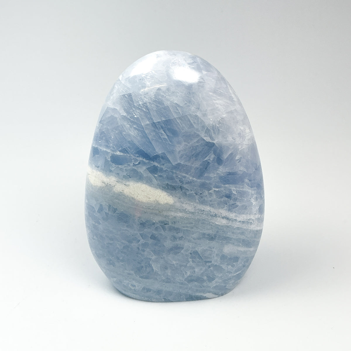 Blue Calcite Stand Up-Rocks and Gems Canada