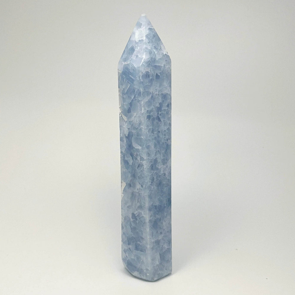 Blue Calcite Tower-Rocks and Gems Canada