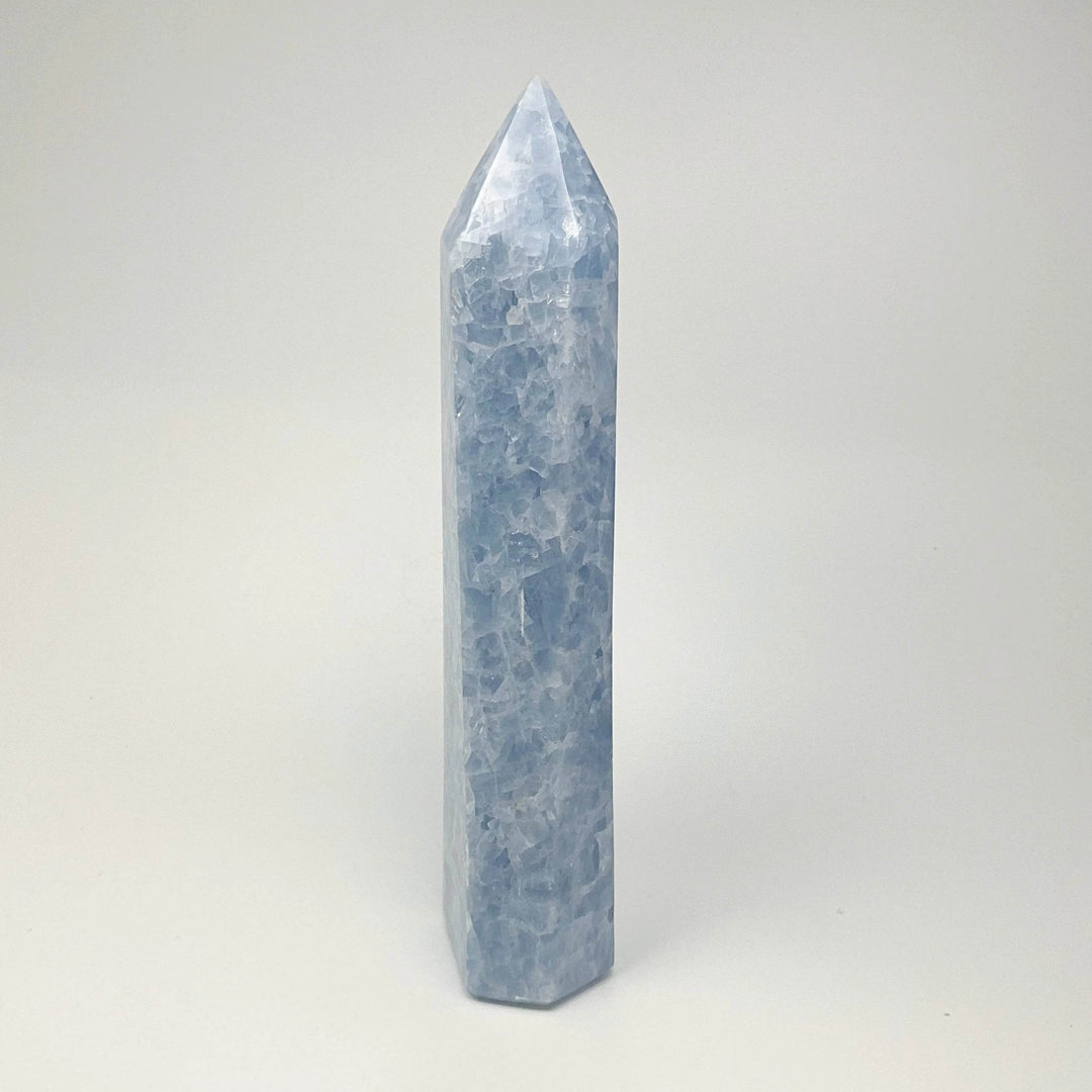 Blue Calcite Tower-Rocks and Gems Canada