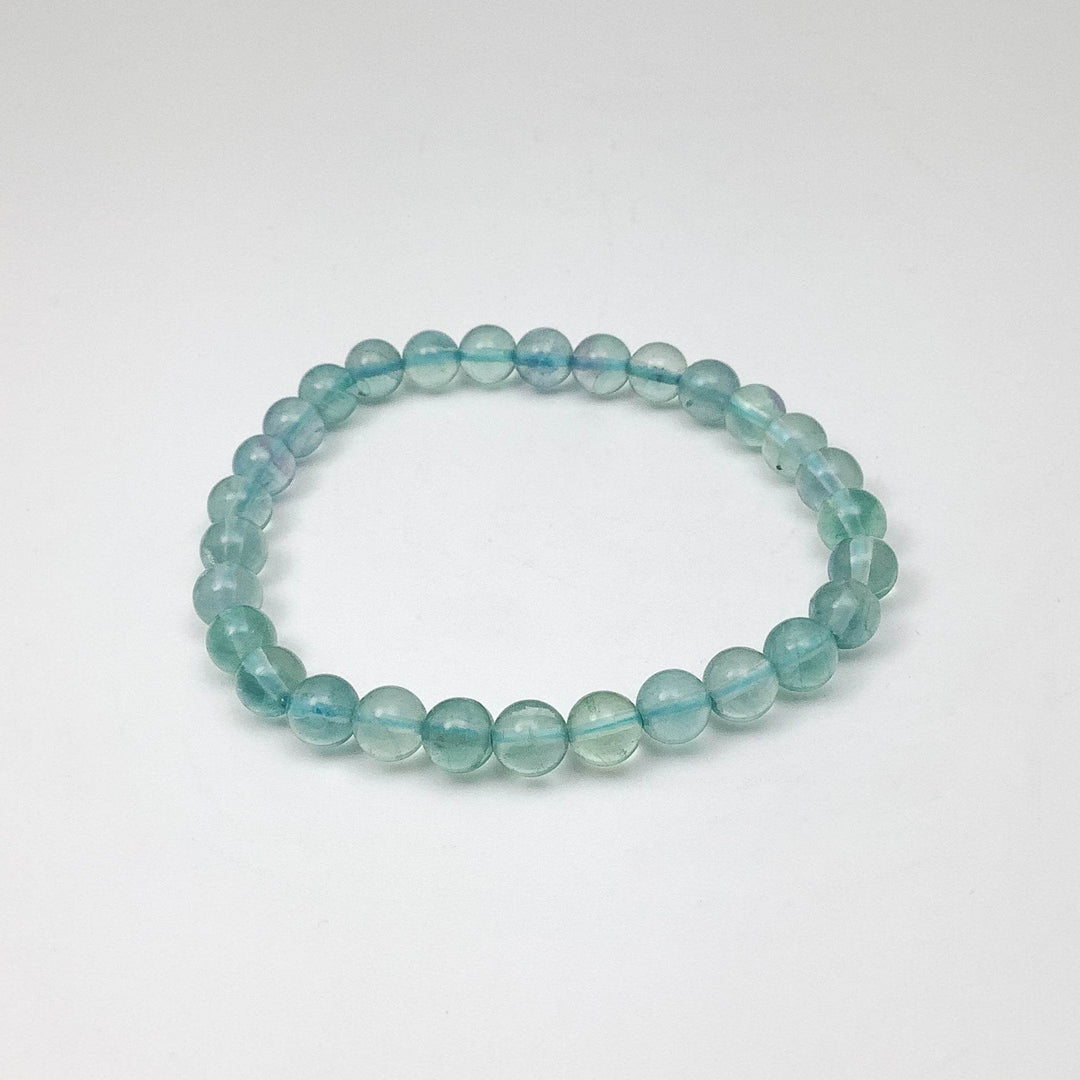 Blue Fluorite Beaded Bracelet-Rocks and Gems Canada