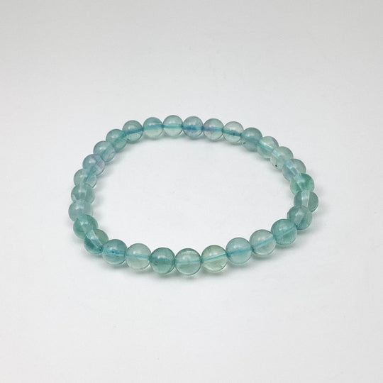 Blue Fluorite Beaded Bracelet-Rocks and Gems Canada