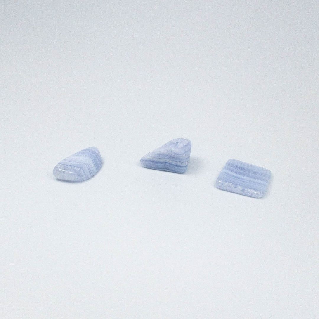 Blue Lace Agate Tumble-Rocks and Gems Canada