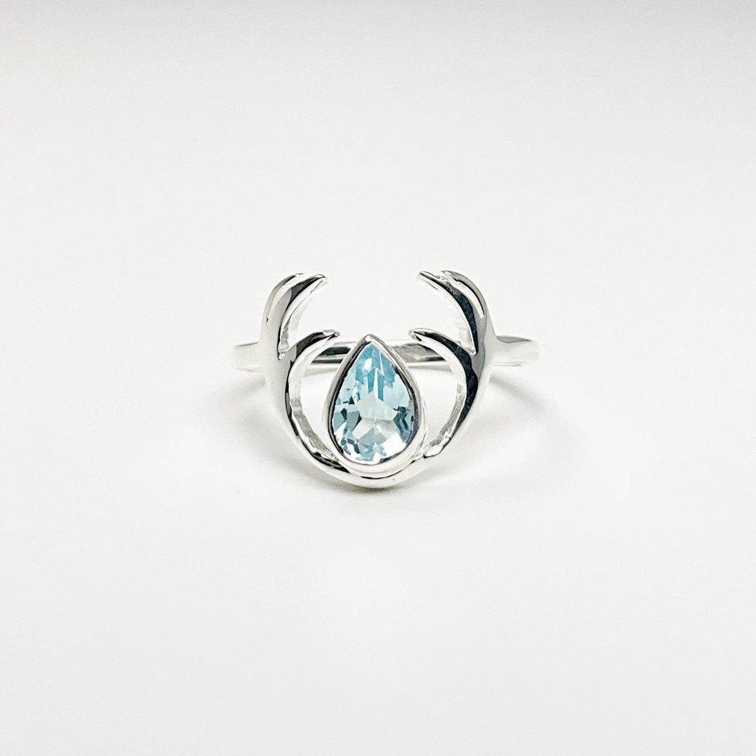 Blue Topaz Ring-Rocks and Gems Canada
