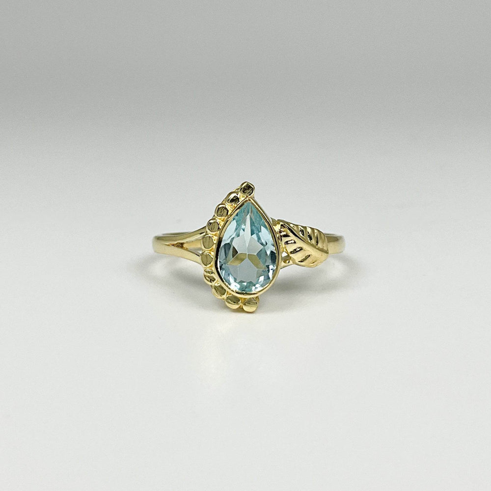 Blue Topaz Ring-Rocks and Gems Canada