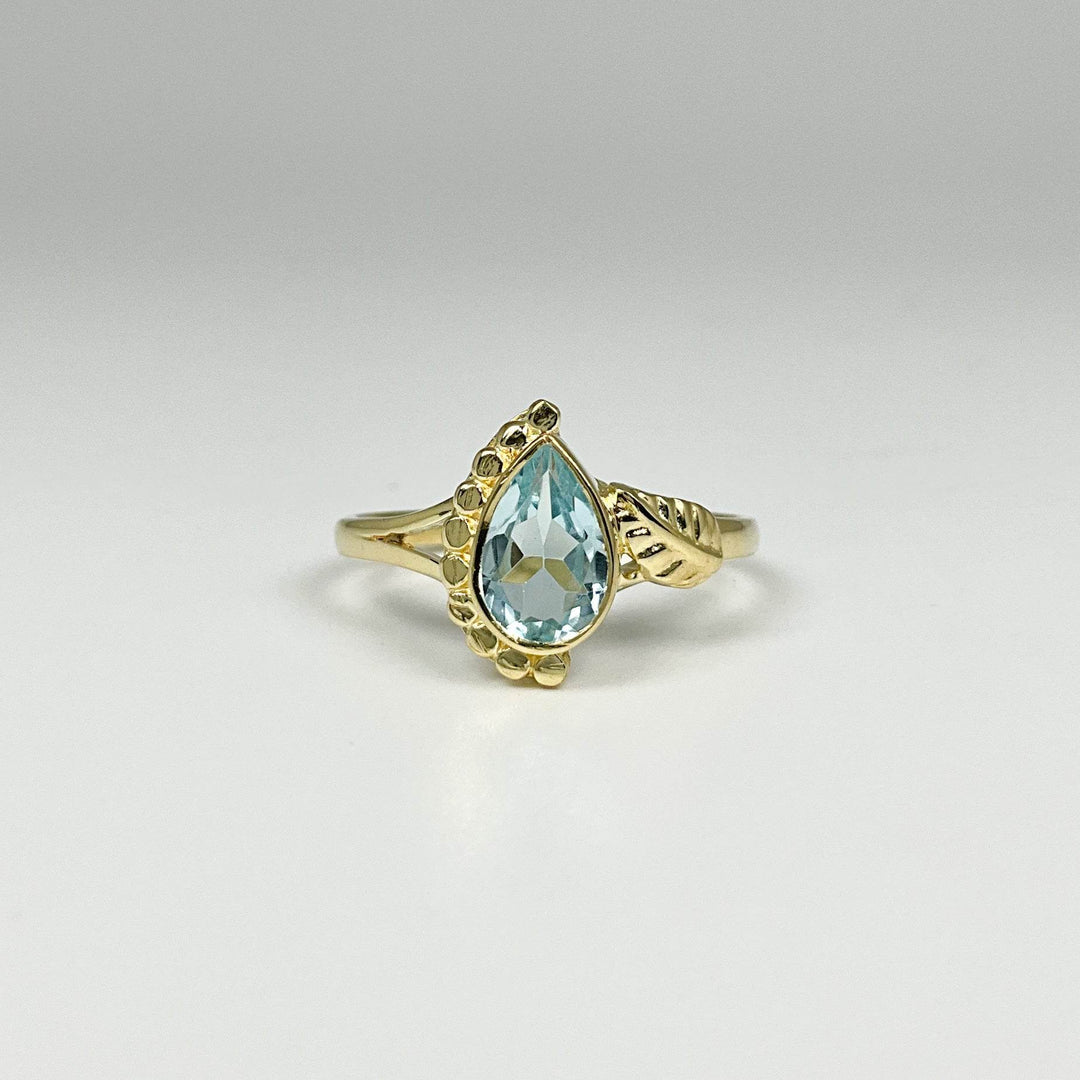 Blue Topaz Ring-Rocks and Gems Canada
