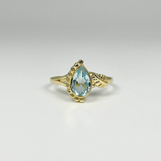 Blue Topaz Ring-Rocks and Gems Canada