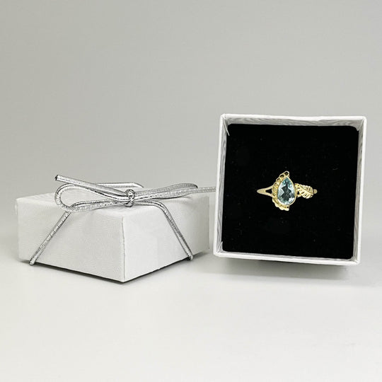 Blue Topaz Ring-Rocks and Gems Canada
