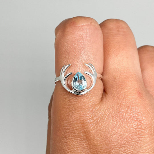 Blue Topaz Ring-Rocks and Gems Canada