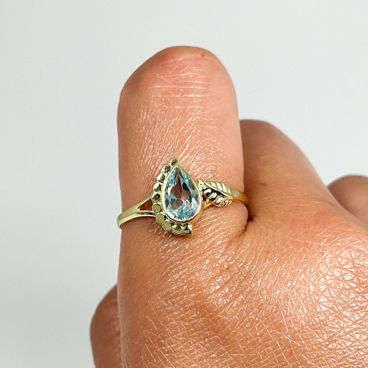Blue Topaz Ring-Rocks and Gems Canada